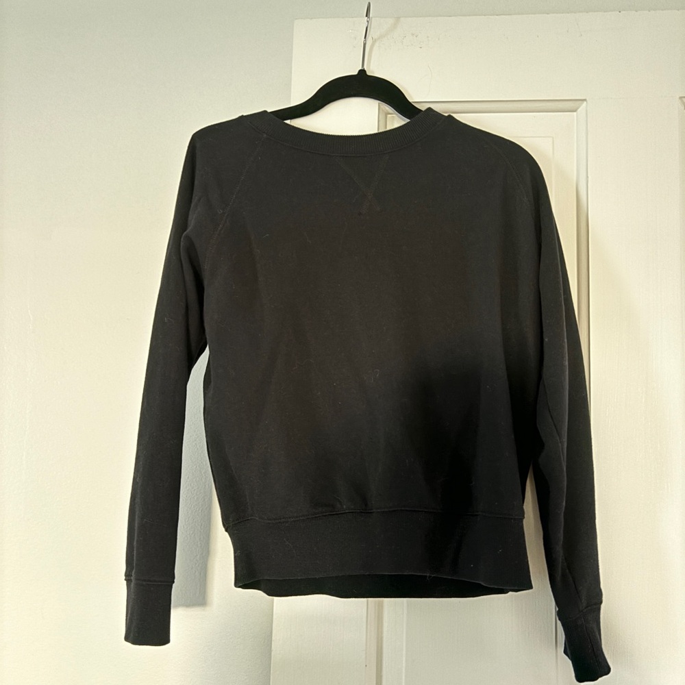 Richer Poorer Vintage Recycled Fleece Sweatshirt in Black
